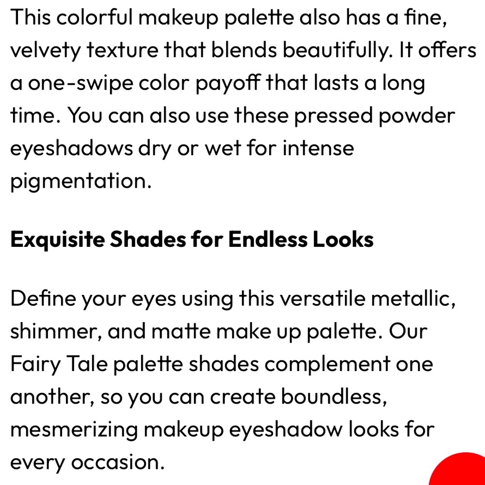18 Shades Eyeshadow High Pigmented Colors ‘Fairy Tale’ WET/DRY NEW Mirro… - Picture 4 of 9